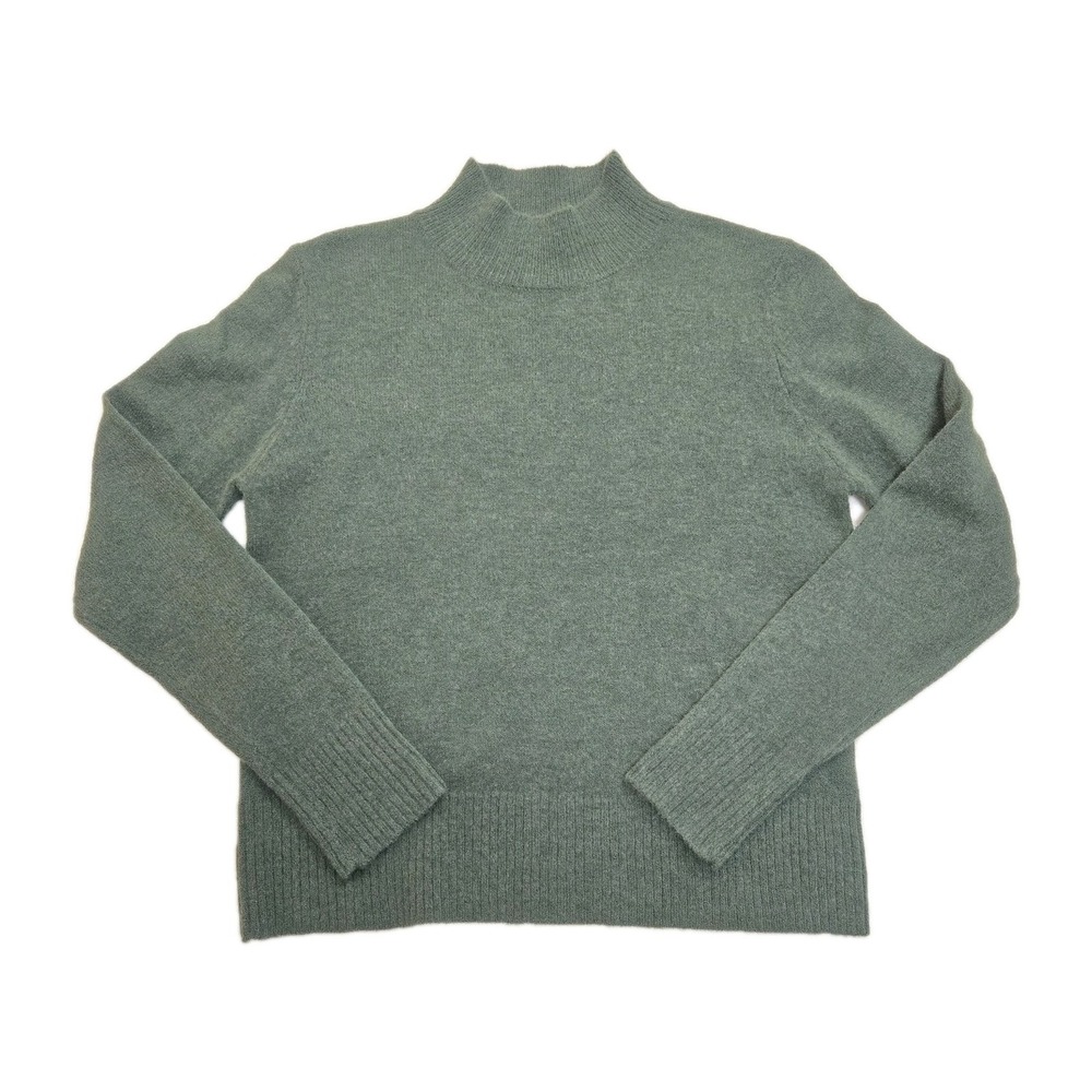 BeCool Knit Sweater Classic Hunter Green Dark Academia‎ Outdoor Mock Neck S/M